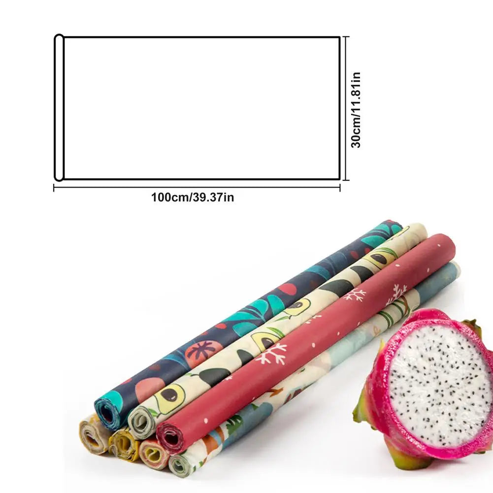 New Beeswax Wrap Eco Friendly Kitchen Wrap Replacement Organic Natural Bees Wax Reusable Mixed Pattern Beeswax Food Wraps