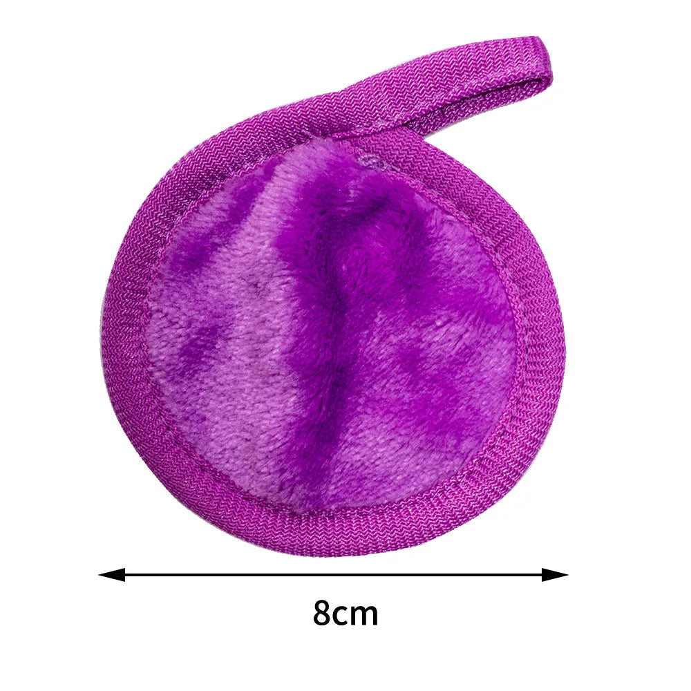 5 pçs Reusable cotton fiber makeup remover pads, washable facial cleansing pads, beauty makeup removal pads, facial beauty tools.