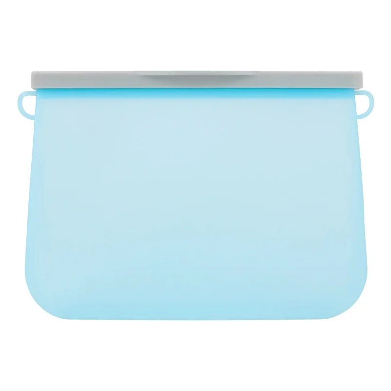 1/3/4 Pcs Silicone Food Storage Bags, Leakproof and Sealable, for Vegetables and Fruits,Freezer Safe,Kitchen Organization
