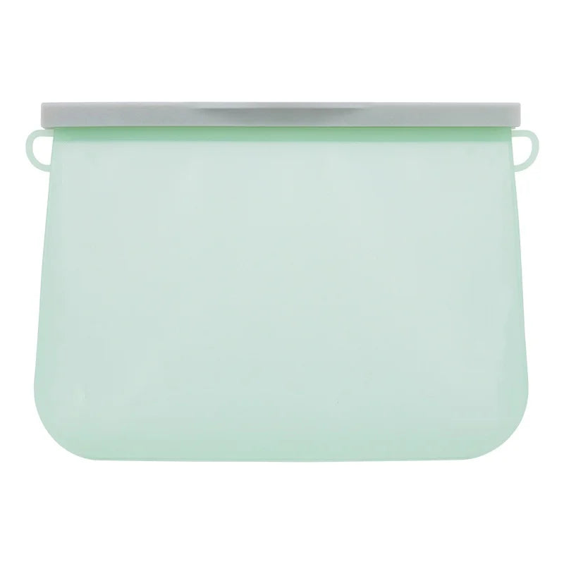 1/3/4 Pcs Silicone Food Storage Bags, Leakproof and Sealable, for Vegetables and Fruits,Freezer Safe,Kitchen Organization